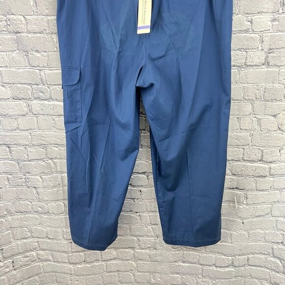 Alfred Dunner Women's Plus Size 18 Blue Cargo Pants Portioned Short NWT - Picture 5 of 7